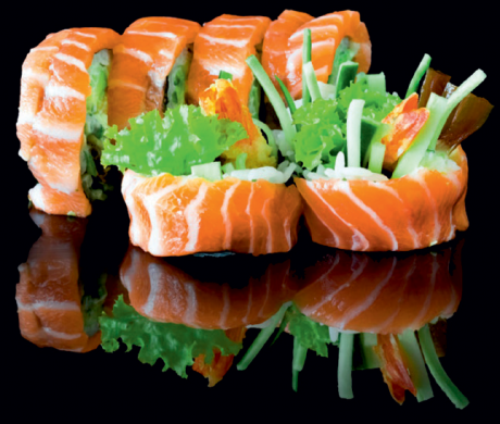 Spice Salmon Roll 6 szt.